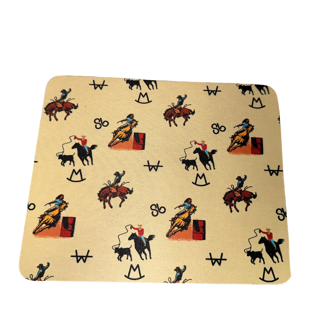 Vintage Cowboy Mouse Pad