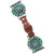 Turquoise Flower Concho Gemstone Apple Watch Band